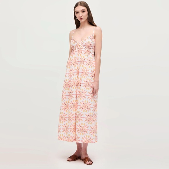 Hill House Dresses & Skirts - NWT Hill House Sydney Nap Dress - Orange Shell - Mosaic Cotton